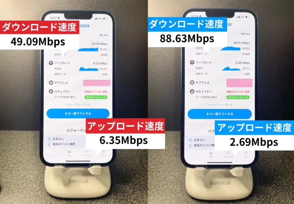 スピードテストアプリで検証！ワイモバイルとUQモバイルの通信速度を比較してレビュー