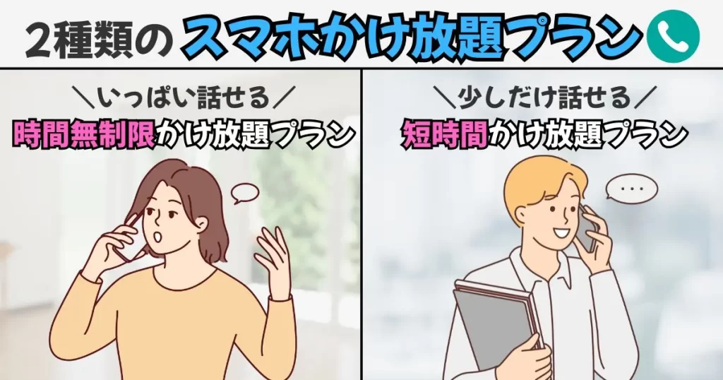 かけ放題・通話無料で選ぶなら「UQモバイル」や「ワイモバイル」