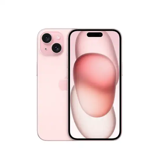 au Certified iPhone 15の正面と背面