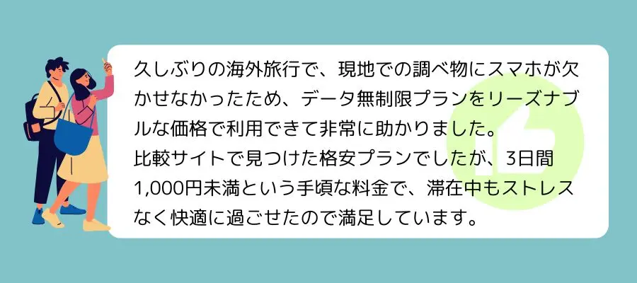 エアトリeSIMに関する口コミ調査データ